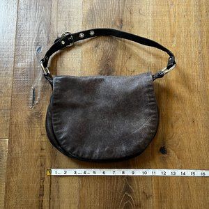 Coach leather saddlebag purse in brown